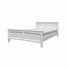 грация-4 кровать 1600*2000,белый античныйКровати